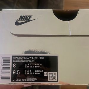 Michigan OFF WHITE DUNKS